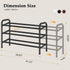 3 Closet, 28 42, Closet, 18 Gewudraw Tier Shoe Organizer, Shoe Rack for Metal Shelf Can Expandable to for Bedroom