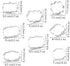 Fancy Plaque Cookie Cutters Set of 8 pcs, Stainless Steel Wedding Frames Shaped Fondant Cutter Molds for Baking
