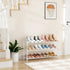 12 Closet, Expandable Shoe Rack Small Shoe Shelf Storage for Pair Sneaker and Boot, Stackable Vertical Shoe Rack