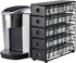 FlagShip K Cup Organizer for Keurig Pod Drawer, Large Multi Tier Coffee Pod Holder