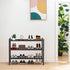 3 Closet,Hallway,Entryway,Small 27"x12"x21" Haddockway Large Tier Bamboo Shoe Rack Storage Organizer, Multifunctional