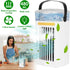 Portable Air Conditioners,Evaporative Cooler with Water Mist, 3 Speeds & Nightlight - USB Powered Mini Air Conditioner Fan for Bedroom, Office & Home,Small Portable Air Conditioner for Cooling