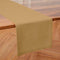 Solino Home Linen Table Runner 48 Inches - 100% Pure Linen Camel Table Runner for Dresser and Coffee Tables
