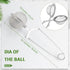 72 Yinder Pcs Snap Ball Tea Strainer,Stainless Steel Snap Tea Infuser Mesh Ball with Handle for Loose Leaf Tea Reusable