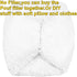20x12 Inches Asuprui Ottoman Pouf Unstuffed Ottoman Foot Rest Floor Pouf Round Floor Bean Bag Chair No Filler Foot Rest