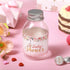 Colarr 72 Pcs Pink Baby Shower Water Bottle Labels Pink Gold Flower Water Bottle Wrappers Stickers Waterproof Self