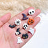 KEOKER Halloween Polymer Clay Cutters - 10 Shapes for Earrings, Pumpkin Clay Cutter for Halloween