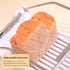 NVTED Luncheon Meat Slicer, Boiled Egg, Fruit, Soft Cheese Cutter, Stainless Steel Wires, Cuts 10 Slices, White