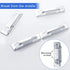 Funrous Curtain Rod Bracket Hooks, Adjustable Curtain Rod Sets with Screws for Home Kitchen Supplies (5 Sets)