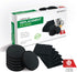12 Pieces Counter Top Activated Carbon Compost Bin Filters - Extra Thick Indoor Pail Replacement Charcoal Filters