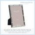 Addison Ross Photo Frame, Silver Plate Bamboo, 5x7 Inches