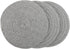 Potholders Set Trivets Set - 100% Pure Cotton Thread Weave Hot Pot Holders (Set of 3), Diameter 7 Inches (Light Gray)