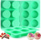 3 Pcs Oreo Cookie Chocolate Silicone Mold, 6-Cavity Round Molds for Candy, Mini Cakes, Jelly