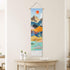 RosieLily Wall Art Tapestry, Blue Mountain Nature Design, 13W x 51H Inches for Bedroom Wall Decor
