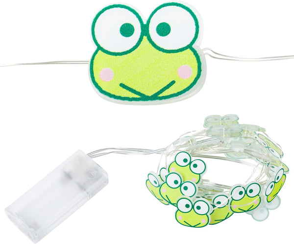 Silver Buffalo Sanrio Hello Kitty and Friends Keroppi 20ct Decorative String Lights,