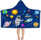 Bonsai Tree Spaceman Hooded Beach Towel for Kids, Cute Space Man Bath