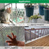 maebeacae 15.7INx33FT,Plastic Plastic Chicken Wire Fencing Fence Wire,Poultry Garden Netting,Poultry Netting, Mesh