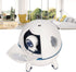Space Capsule Humidifier, 220ml USB Ultrasonic Cool Mist with 7 Colors Light for Home Office Car (White)
