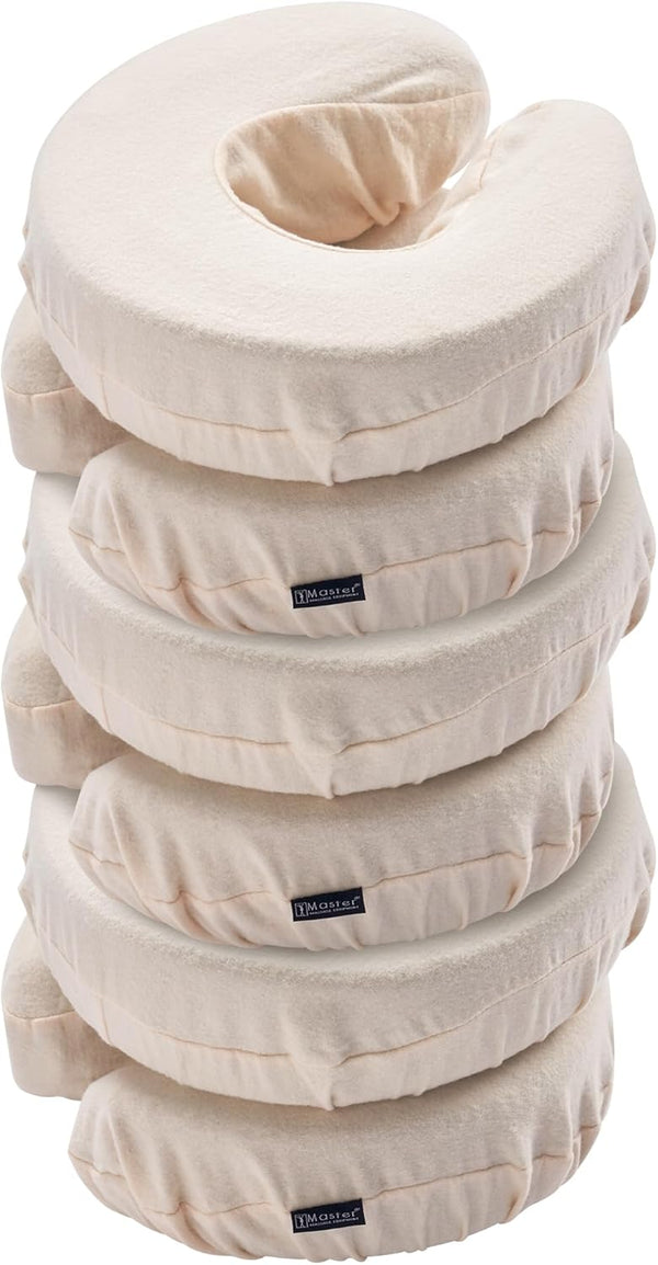 Master Massage 100% Cotton Pillow Covers, Machine Washable, Cream