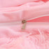 Set 2, (20"x26", Faux Fur Fluffy Fuzzy Plush Pink Pillow Case of Soft Decorative Pillow Covers for Bed, Bedroom, Living