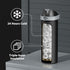 24 oz 2-in-1 24 Insulated Water Bottle for Sports: Meoky Stainless Steel Water Bottle with Straw and Spout Lid - Leak
