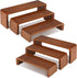 Feiyonec 2 Sets, 6 PCS Total, Wood Risers Display Stand, Cupcake Dessert Cake