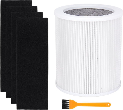 H-PF400 HEPA Filter Replacement Kit with H-PF400 Pre-Filter Compatible for Hunter HP400 Air Puri-fier Series, 1 HEPA Filter + 4 Pre-Filters