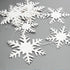 OuMuaMua Winter Christmas Hanging Decorations - 12PCS 3D Large Silver Snowflakes & 12PCS White Paper Snowflakes Garland