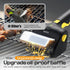 360 8V 700r/min Battery Operated Grill Cleaner PURAMI Wireless Outdoor Rotating Electric Grill Brush, Rechargeable