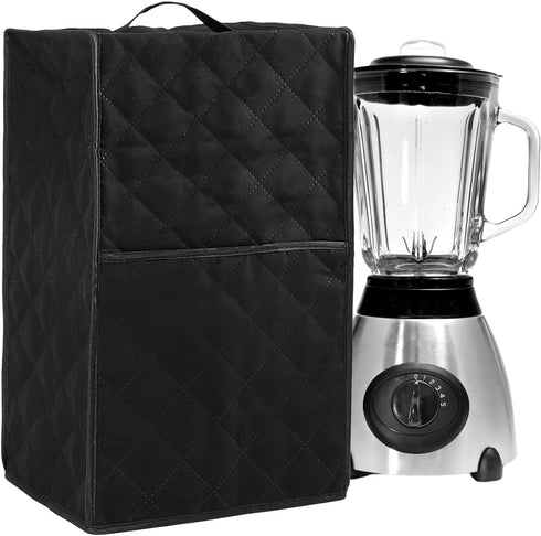 Blender Dust Cover, Kitchen Blender Cover with Accessory Pocket and Handle, Anti Fingerprint Dust Proof Cover