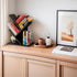 3-Tier Godferyxin Tree Bookshelf, Wood Small Bookshelf and Mini Bookcase for Office, Home or School Desk Book Shelf