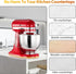 Mixer Mat Slider for KitchenAid 4.5-5 Qt - Bamboo Sliding Tray Compatible with Tilt Head Stand Mixer & Artisan