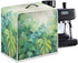 Coffee Maker Dustproof Cover - Protective Stain Resistant Cover with Top Handle for Kitchen Decor, Green Monstera Leaf