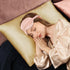 Adubor Silk Pillowcase, Mulberry Silk, 23 Momme, 900 Thread Count, Hidden Zipper, Standard 20''×26'', Gold