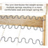 House2Home Upholstery Stay Wire for Sofa Furniture Springs, 40ft with 80 Clips, 16 Gauge Paper Wrapped Wire