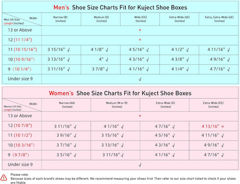 Kuject X-Large Shoe Storage Boxes Organizers Clear Plastic Stackable 12 Pack, Sneaker Containers, Toy Storage Organizer