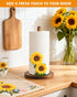 GAJ Counter 3D Sunflower Paper Towel Holder - Sunflower Decor for Kitchen Farmhouse Bathroom - Gifts for Women Mom