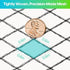 7.5 100 Netting for Chicken Coop, Chicken Netting for Hawks (Overhead), x ft HDPE Bird Netting, with Zip Ties