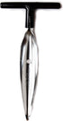 Ken's CocoMon Coconut Opener Tool + Stainless Straw, Black Rubber Handle, Safe with Stainless Steel Straws