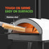 26" 2-in-1 2 30 SCRUBIT Pizza Oven Brush with Scraper, Heat Resistant - Stainless-Steel Pizza Stone Brush with Pizza
