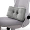 Lumbar Support Pillow for Office Chairs, Back Support Cushion for Lower Back Pain Relief, Small Grey