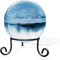 Black Iron Gazing Globe Stand, Wrought Iron Sphere Holder, Crystal Ball and