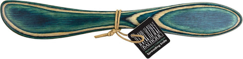 Totally Bamboo Baltique Mykonos Collection Cheese Spreader Knife in Colored Birch Wood