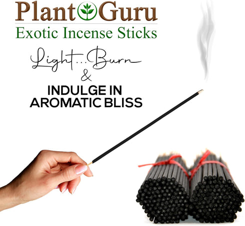 7 Inch 1 85 100 7" 30 45 Baby Powder Exotic Incense Sticks - Bulk Bundle to Sticks - Natural Long Lasting Aroma That