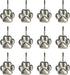 Sunlit Fashion Design Cute Paw Print Polished Shower Curtain Hooks for Dog, Cat, and Bear, Rust Proof Oil Rubbed Metal