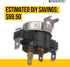 WE04X25201 Thermostat Compatible with General Electric Hotpoint Dryer Replaces AP6040078 4587508 PS11772030