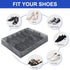 Surblue Under Bed Shoe Storage Organizer, Underbed Shoes Closet Storage Solution, Fits 12 Pairs