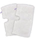 Tidy Monster 2 Pack Microfiber Replacement Pads for Shark Steam Pocket Mops S3500 Series, Machine Washable