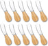 10 Pcs Cheese Spreader Knives Set, Mini Butter Knife Spreader with Wooden Handle for Charcuterie Board