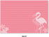 Home Advantage Pink Flamingo Design Set of 50 Double Sided Family 4x6 Recipe Cards